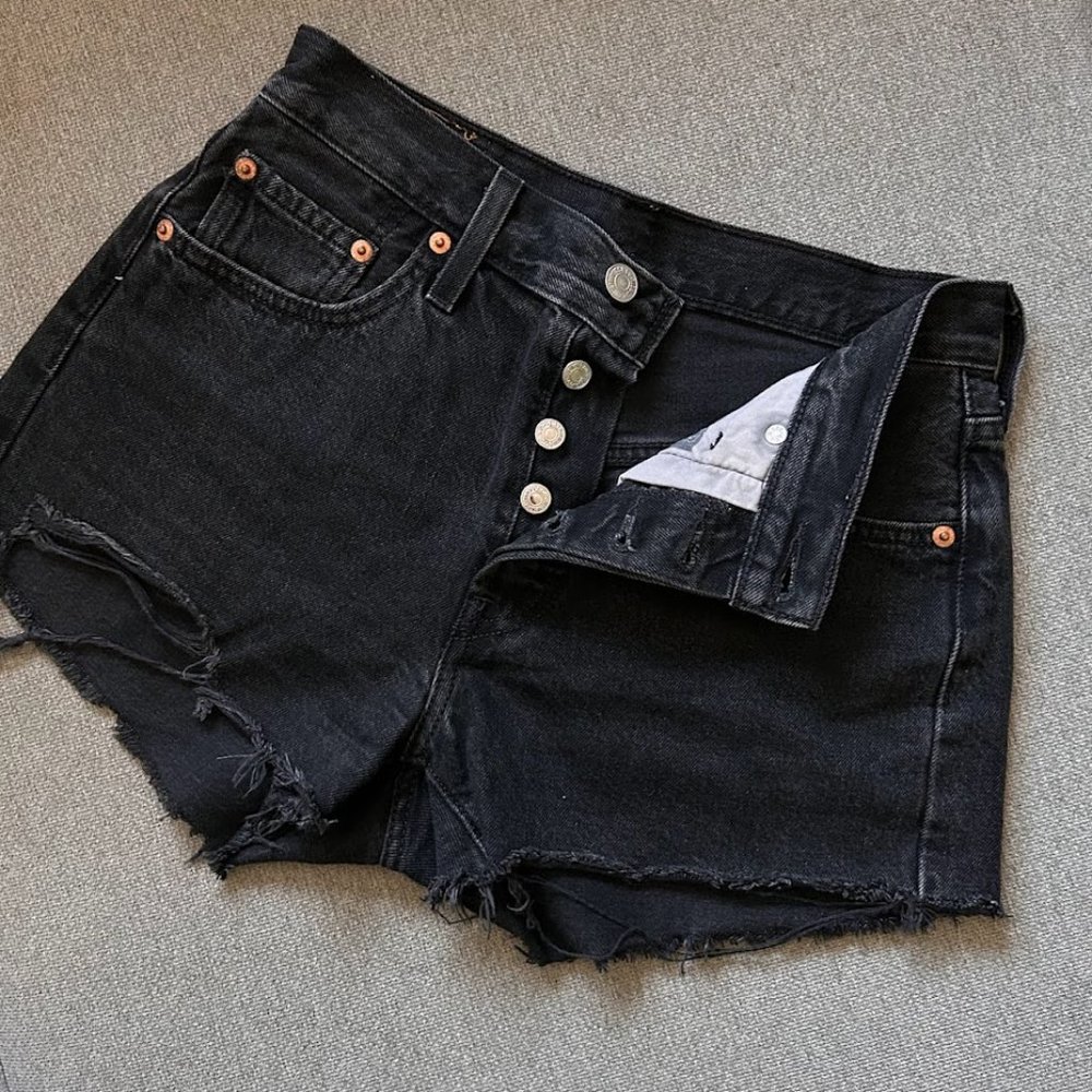 Levi's Women's Premium 501 Shorts w/ Button-Fly